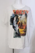 NO ID. BLACK / 天竺リメイク Type A Tシャツ 2 ホワイトｘグレー O-25-04-10-072-NO-ts-YM-ZT077