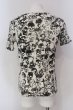 画像2: CavariA / スカル総柄Tシャツ 44 ホワイト O-25-04-10-073-Ca-ts-YM-OS (2)