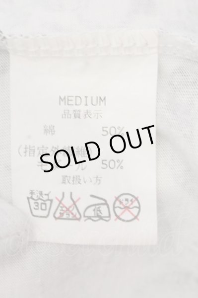 画像3: CavariA / スカル総柄Tシャツ 44 ホワイト O-25-04-10-073-Ca-ts-YM-OS (3)