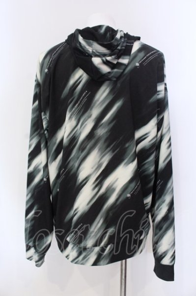 画像2: GLIMCLAP / monochrome geometric pattern ラッシュガード L グリーン系 O-25-04-10-076-GC-to-YM-ZT143 (2)