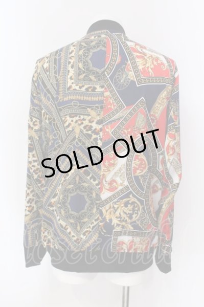 画像2: NO ID. BLACK / バンダナプリントジップアップブルゾンジャケット 2 マルチ O-25-04-10-078-NO-ja-YM-ZT143 (2)