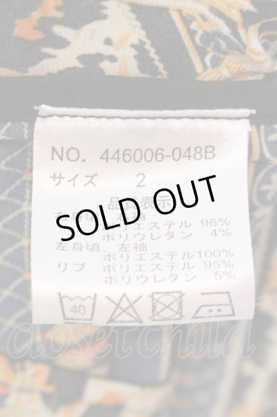 画像3: NO ID. BLACK / バンダナプリントジップアップブルゾンジャケット 2 マルチ O-25-04-10-078-NO-ja-YM-ZT143 (3)