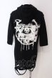 画像2: CIVARIZE / Assassin　半袖ダメージパーカー 46 ブラック O-25-04-10-007-CI-to-IG-OS (2)