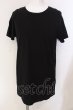 画像1: NO ID. BLACK / CモダールルーズTシャツ 1 ブラック O-25-04-10-085-NO-ts-YM-ZT143 (1)