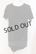 NO ID. BLACK / CモダールルーズTシャツ 1 ブラック O-25-04-10-085-NO-ts-YM-ZT143