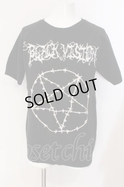 画像1: NO ID. BLACK / ニットワイヤーJQ Tシャツ 2 ブラック O-25-04-10-089-NO-ts-YM-OS (1)