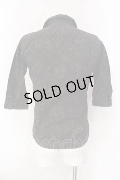 画像2: TORNADO MART / アニマル＆フラワー半袖シャツ M ブラック O-25-04-10-090-TO-sh-YM-ZT042 (2)