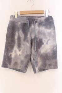 CavariA / ムラ染めワッフルショートパンツ 44 ブルーグレイ O-25-04-10-097-Ca-pa-YM-ZT027
