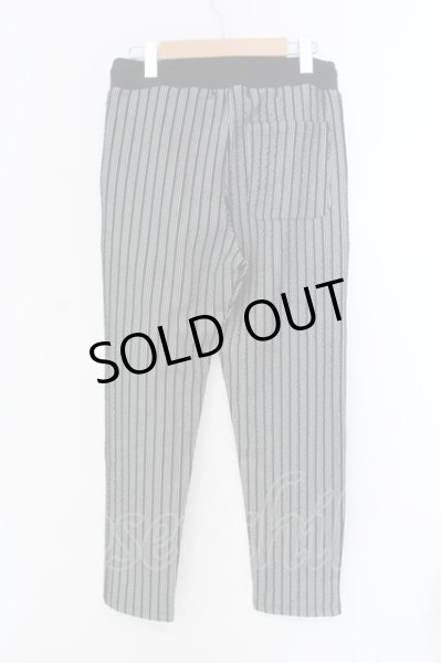 画像2: CavariA / ジャガードストライプイージーパンツ 44 ブラック O-25-04-10-099-Ca-pa-YM-OS (2)