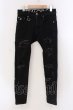 画像1: BUFFALO BOBS / FAIRMONT BURST-COLOR(フェアモント バースト-カラー)デニムパンツ 1 ブラック O-25-04-10-105-BU-pa-YM-ZT027 (1)