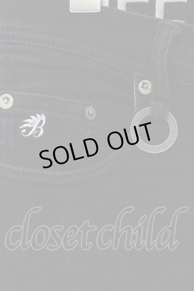 画像2: BUFFALO BOBS / FAIRMONT BURST-COLOR(フェアモント バースト-カラー)デニムパンツ 1 ブラック O-25-04-10-105-BU-pa-YM-ZT027 (2)