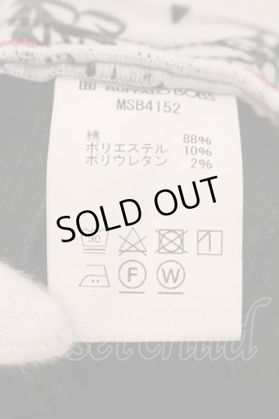 画像4: BUFFALO BOBS / FAIRMONT BURST-COLOR(フェアモント バースト-カラー)デニムパンツ 1 ブラック O-25-04-10-105-BU-pa-YM-ZT027 (4)