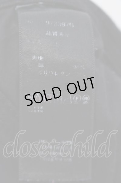 画像4: God of Roses / 立体加工ダメージスキニーデニムパンツ S ブラック O-25-04-10-106-Go-pa-YM-OS (4)