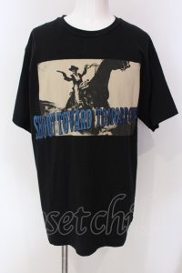 LGB / HCS/SHOOT TOWARD TOMORROW！/U Tシャツ F ブラック O-25-04-10-013-LG-ts-YM-ZT313