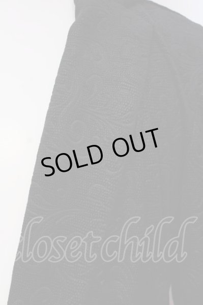 画像2: TORNADO MART / ペイズリー3Dエンボスベロアジャケット L ブラック O-25-04-10-002-TO-ja-YM-ZT307 (2)