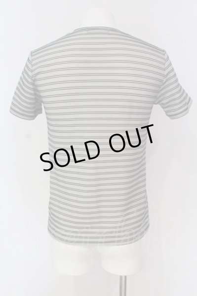 画像2: TORNADO MART / リップルボーダーTシャツ M グレー O-25-04-10-017-TO-ts-YM-ZT111 (2)