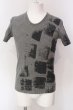 画像1: TORNADO MART / ヘリンボーンリンクスTシャツ M グレー O-25-04-10-019-TO-ts-YM-ZT0413 (1)