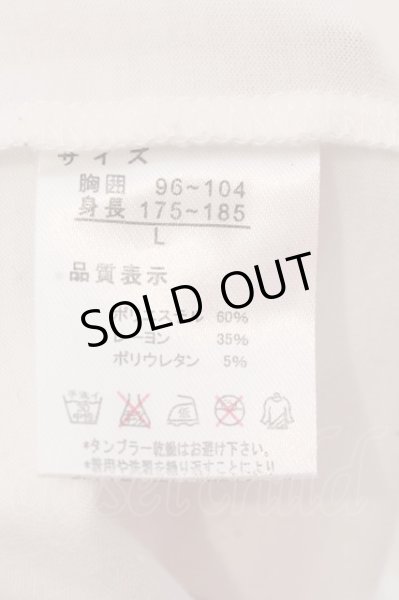 画像3: SEANA / スクエアナンバーVネックTシャツ L ホワイトｘピンク O-25-04-10-022-SE-ts-YM-OS (3)