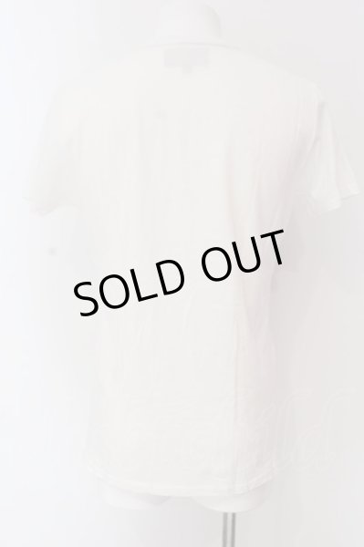 画像2: MURDER LICENSE / フラワースカルVネックTシャツ 48 ホワイト O-25-04-10-023-MU-ts-YM-OS (2)