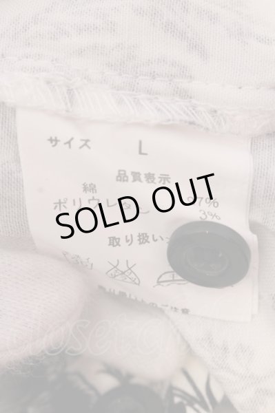 画像3: SEANA / クインクルワッシャー六分袖ボタニカルシャツ L ブラックｘホワイト O-25-04-10-024-SE-sh-YM-OS (3)