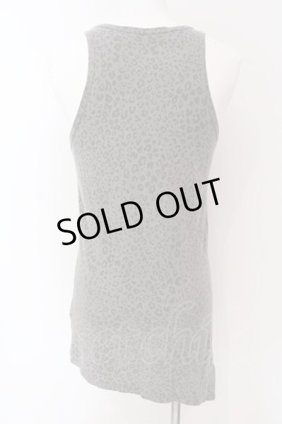 画像2: CavariA / レオパードロングタンクトップ 46 グレー O-25-04-10-026-Ca-to-YM-OS (2)