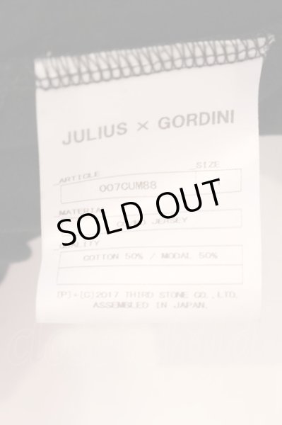画像3: JULIUS / GORDINIコラボウインドカウルネックTシャツ 1 ブラック O-25-04-10-031-JU-ts-YM-OS (3)
