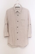 HARE / レーヨンリネン七分袖シャツ S ベージュ O-25-04-11-030-HA-sh-YM-ZT285