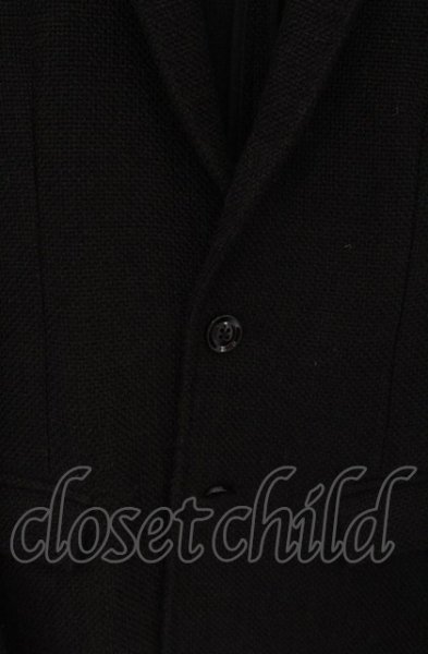 画像2: MIDAS / リネン編み込みテーラードジャケット M ブラック O-25-04-11-032-MI-ja-YM-ZT285 (2)