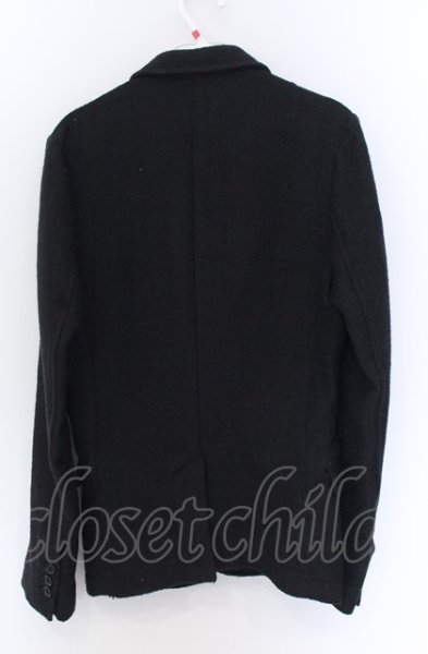 画像3: MIDAS / リネン編み込みテーラードジャケット M ブラック O-25-04-11-032-MI-ja-YM-ZT285 (3)