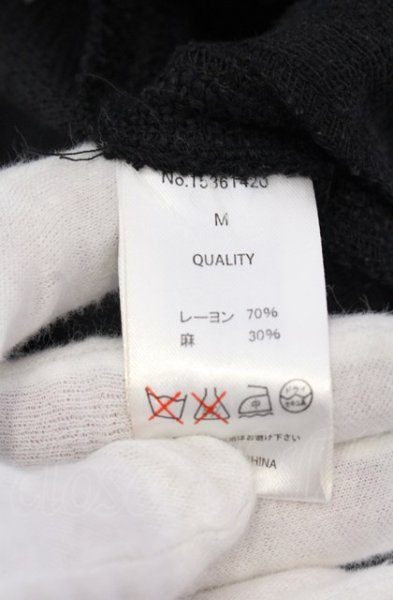 画像4: MIDAS / リネン編み込みテーラードジャケット M ブラック O-25-04-11-032-MI-ja-YM-ZT285 (4)