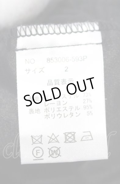 画像4: NO ID. / ベルテッドスリムイージートラウザーズパンツ 2 ブラック O-25-04-11-034-NO-pa-YM-ZT310 (4)