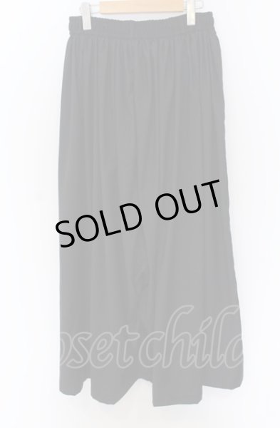 画像2: NO ID. BLACK / ギャザーバギートラウザーズパンツ 1 ブラック O-25-04-11-035-NO-pa-YM-ZT310 (2)