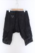 画像1: kiryuyrik / DカンFAKE LEATHER HALF SAROUEL パンツ XS ブラック O-25-04-11-041-ki-pa-YM-ZT307 (1)