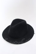 NO ID. / 中折ウールハット  ブラック O-25-04-11-045-NO-0-YM-ZT221