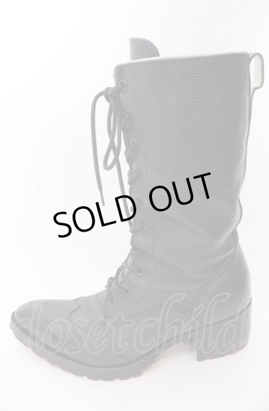 画像3: Hiromu Takahara / ディアスキンレースアップブーツ 42（約29cm） ブラック O-25-04-11-046-Hi-sho-YM-OS (3)