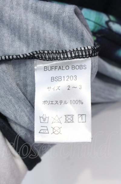 画像3: BUFFALO BOBS / SENKA(センカ)VネックプリントTシャツ 2-3 ブラック O-25-04-11-006-BU-ts-YM-ZT197