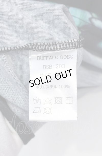 画像3: BUFFALO BOBS / SENKA(センカ)VネックプリントTシャツ 2-3 ブラック O-25-04-11-006-BU-ts-YM-ZT197