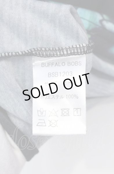 画像3: BUFFALO BOBS / SENKA(センカ)VネックプリントTシャツ 2-3 ブラック O-25-04-11-006-BU-ts-YM-ZT197 (3)