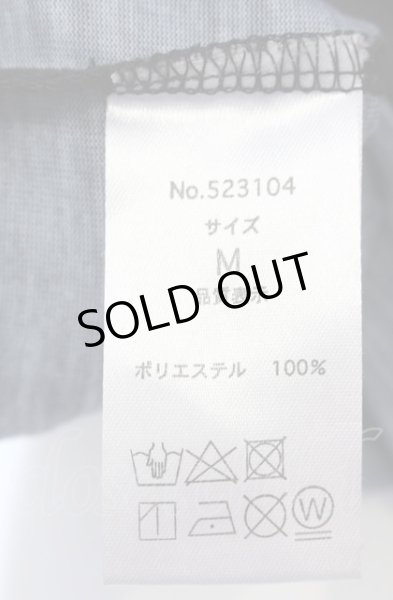 画像3: SHELLAC / semantic designコラボフラワープリントTシャツ M ブラックｘブルー O-25-04-11-007-SH-ts-YM-OS (3)