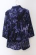 画像2: CIVARIZE / 6分丈ジャガードシャツ 44 ブルー（パープル） O-25-04-11-009-CI-sh-YM-ZT197 (2)