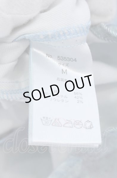 画像3: semantic design / ボタニカルフラワーグラデーションデニムシャツ M ブルー O-25-04-11-001-SE-sh-YM-ZT197 (3)