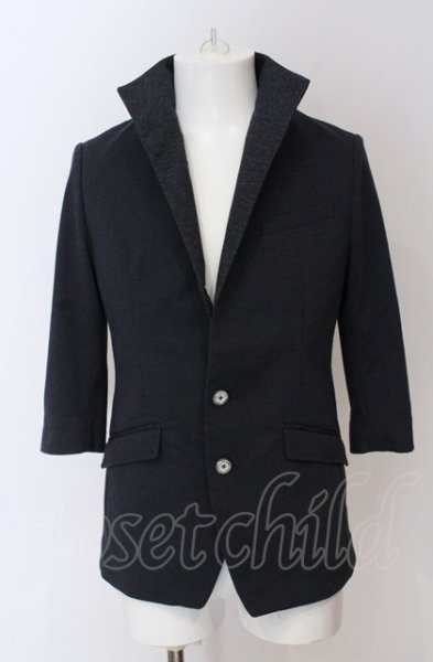 画像2: BUFFALO BOBS / 機能素材COZZA-RIRANCHA(コッザ-リランチェ)イタリアンカラージャケット 1-2 ネイビー O-25-04-11-013-BU-ja-YM-ZT198 (2)