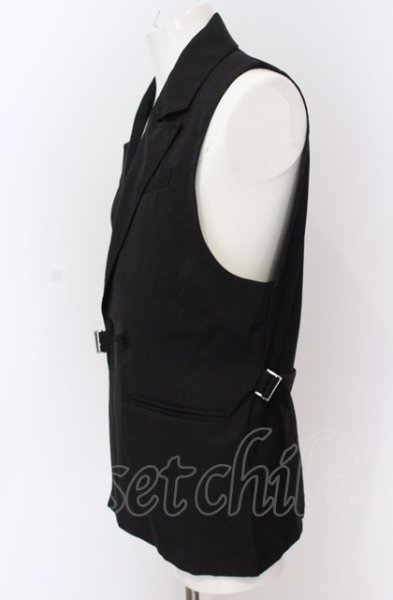 画像2: NO ID. / タイロッケンベスト 1 ブラック O-25-04-11-017-NO-to-YM-ZT198 (2)