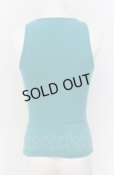 画像2: TORNADO MART / カラーVネックタンクトップ  グリーン O-25-04-11-020-TO-to-YM-ZT310 (2)