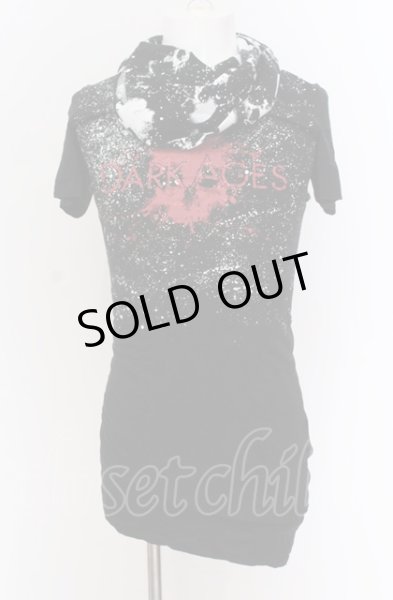 画像1: CIVARIZE / Filth オフタートルノースリーブ&Tシャツ2P 44 ブラック O-25-04-11-023-CI-ts-YM-OS (1)