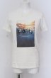 画像1: GOSTAR DE FUGA / clarity プリントVネックTシャツ 46 ホワイト O-25-04-11-025-GO-ts-YM-OS (1)