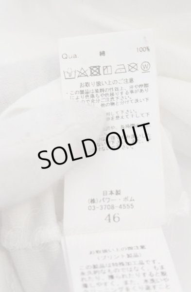 画像4: GOSTAR DE FUGA / clarity プリントVネックTシャツ 46 ホワイト O-25-04-11-025-GO-ts-YM-OS (4)