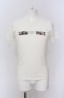画像1: GOSTAR DE FUGA / メッセージフォトプリントTシャツ 46 ホワイト O-25-04-11-027-GO-ts-YM-OS (1)