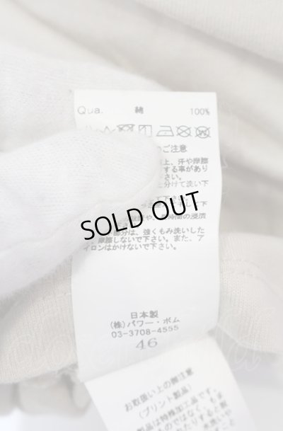 画像4: GOSTAR DE FUGA / ボックスプリントTシャツ 46 ベージュ O-25-04-11-028-GO-ts-YM-ZT313
