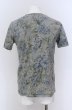 画像2: GOSTAR DE FUGA / Remember VネックTシャツ 46 グレー O-25-04-11-029-GO-ts-YM-ZT313 (2)